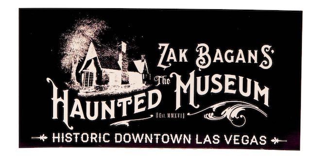 Zak Bagans' The Haunted Museum Bumper Sticker