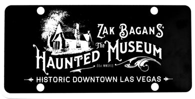 Zak Bagans' The Haunted Museum License Plate